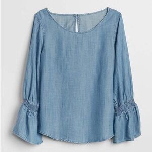 Chambray Bell Sleeve Shirt